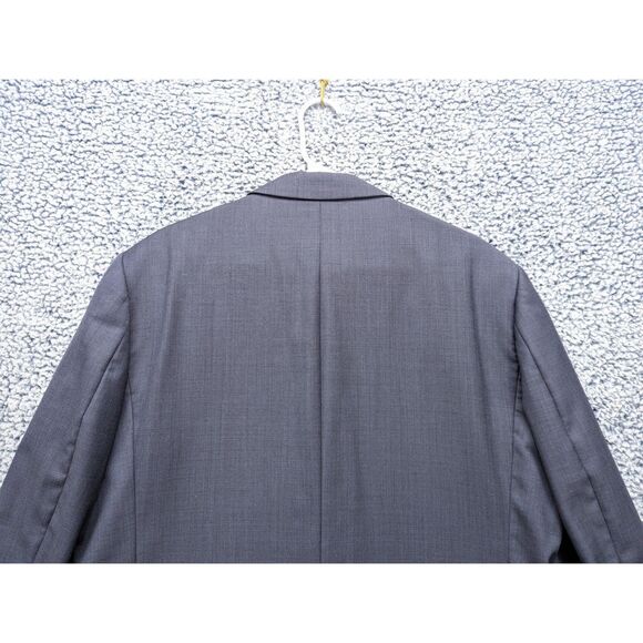 J. Crew 100% Wool Thompson Blazer Mens 44R 2-Button Office Career Formal Blue - Picture 5 of 10